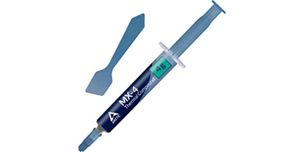 ARCTIC MX-4 (incl. Spatula, 4 g) - Premium Performance Thermal Paste for All Processors (CPU, GPU - PC, PS4, Xbox), Very high Thermal Conductivity, Long Durability, Safe Application, Non-Conductive