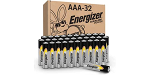 Energizer Alkaline Power AAA Batteries (32 Pack), Long-Lasting Triple A Batteries - Packaging May Vary