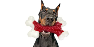 Kseroo Tough Dog Toys, Dog Toys for Aggressive Chewers Large Breed, Aggressive Chew Toys for Large Dogs, Dog Bone Chew Toy Nylon Durable Dog Toys for Large Dogs Dog Extreme Chew Toys Indestructible