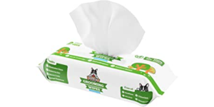 Pogi's Dog Grooming Wipes - 100 Dog Wipes for Cleaning and Deodorizing - Plant-Based, Hypoallergenic Pet Wipes for Dogs, Puppy Wipes - Quick Bath Dog Wipes for Paws, Butt, & Body - Fragrance Free